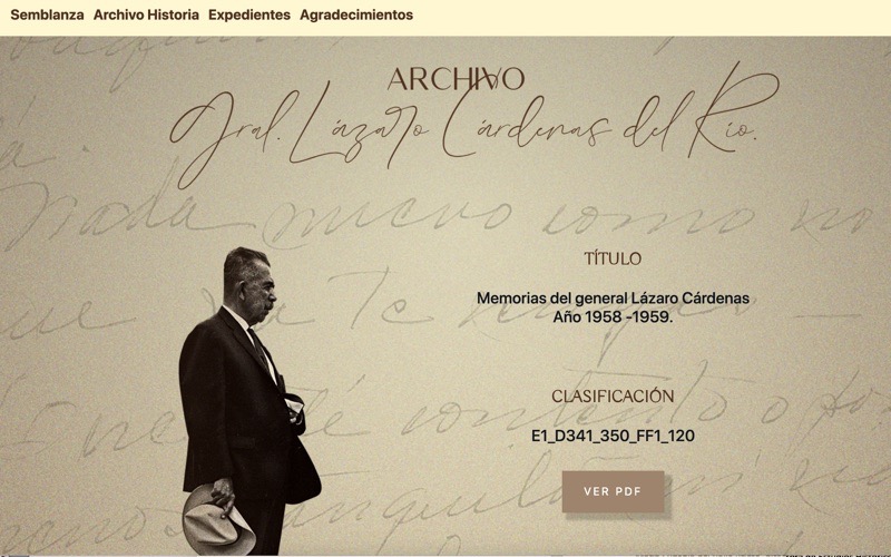 Conservación. El archivo del general Cárdenas se compone por un total de mil 855 documentos. (Foto: Especial)
